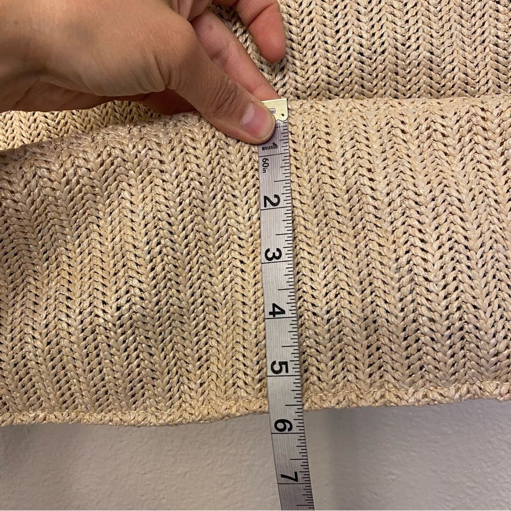 Victoria’s Secret woven basket boho tote beach bag paradise 2020 limited edition - Picture 10 of 10